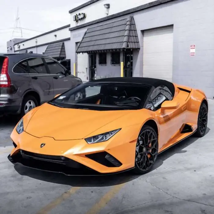 Lamborghini Paint Protection Film Orange