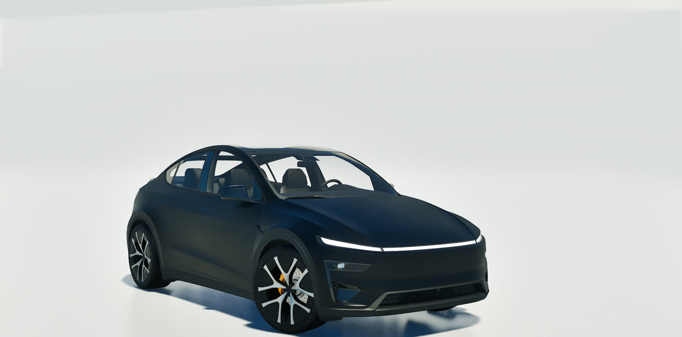 Tesla Model Y Satin Black 3M film